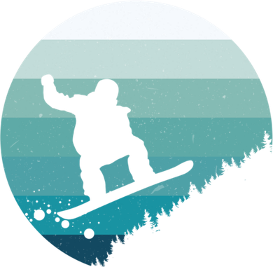 Snowboard Vintage Snowboarder Snow Winter Snowboarding Gift Pullover Kids Hoodie