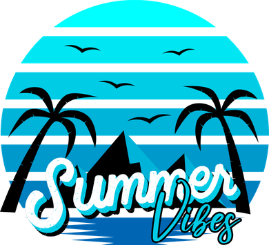 Summer Vibes Tropical Beach Vacation Baby Bodysuit