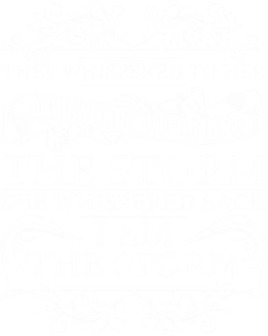 She Whispered Back I Am The Storm Motivational Gift Coaster