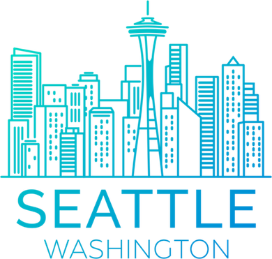 Seattle Washington Downtown Skyline Funny Gift Souvenir Funny Gift Kids Hoodie