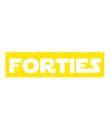 May The Forties Be With You Funny Birthday Coffee Mug