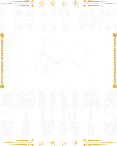Steer Wrestling I Do My Own Stunts Rodeo Bulldogging Women's Tank Top