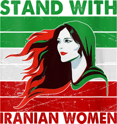 Stand With Iranian Women Iran Flag Retro Vintage Mousepad