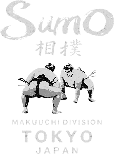 Sumo Wrestler Japanese Kanji Japan Wrestling  Bucket Hat