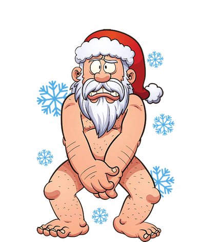 Santa Wears Nada Funny Christmas Doddie Hoodie