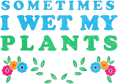 Sometimes I Wet My Plants Kids Sweatshirt