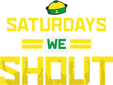 Saturdays We Shout For Oregon Hooded Wearable Blanket