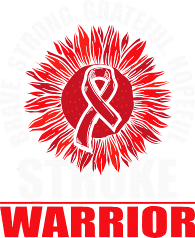 Stroke Warrior  Stroke Survivor Red Awareness Ribbon Kids Long Sleeve Shirt