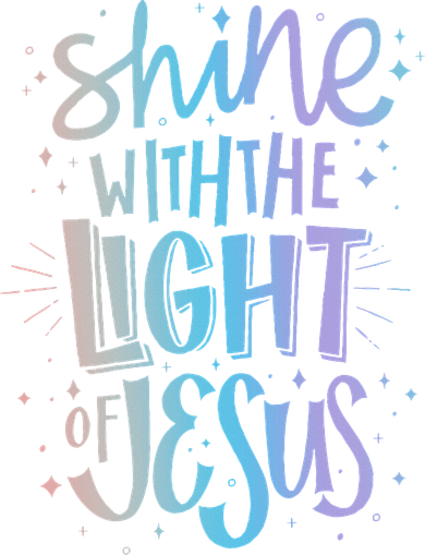 Shine with the Light of Jesus Proud Christian Button