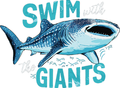 Swim With The Giants Whale Shark Women's T-Shirt