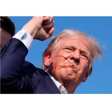 Stand With Trump Fight Gun Shot Fired Rally Shooting Women's Dry Zone Grid Polo