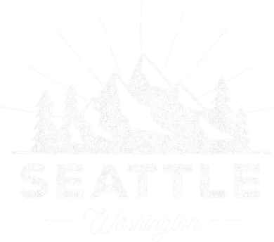 Seattle Washington WA Vintage Hiking Retro Kids Long Sleeve Shirt