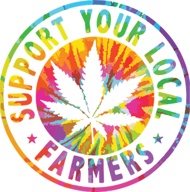 Support Your Local Weed Farmers Cannabis Marijuana Grower Doggie Tank