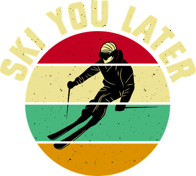 Ski You Later Funny Skiing Tote Bag