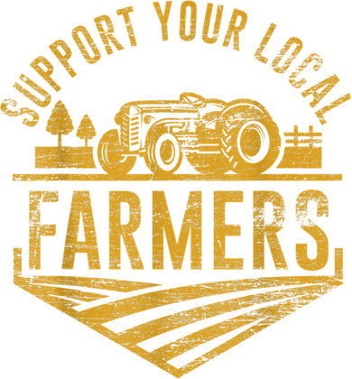 Support Your Local Farmers Coaster