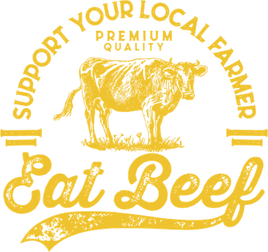 Support Your Local Farmer Eat Beef Gift Santa Hat