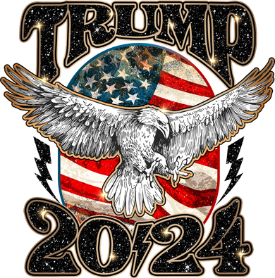 Donald Trump 2024 American Eagle Baby Bodysuit