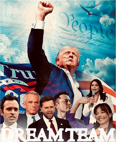 Trump 2024 Dream Team Baby Bodysuit