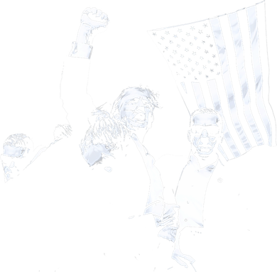 Trump 2024 Fear Not American Hero Fight Fight Fight Maga Doggie Tank