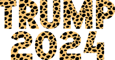 Trump 2024 Leopard Design Toddler Sweatshirt