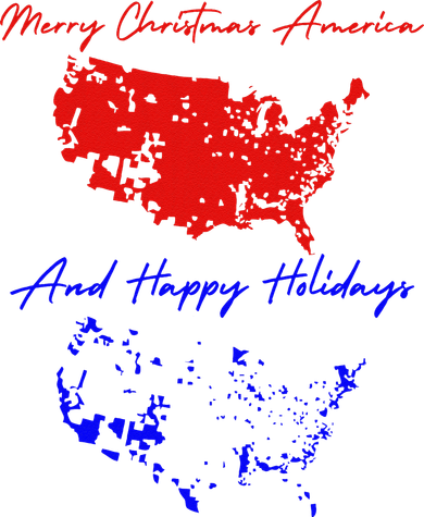 Trump 2024 Usa Map Happy Holidays Merry Christmas Backpack