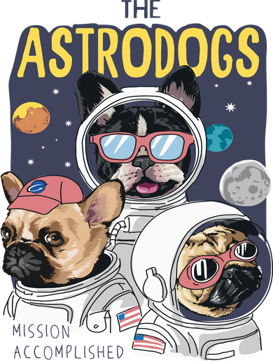 The Astrodogs Astronauts Dogs In Space Polo