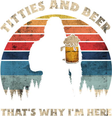 Titties And Beer That’s Why Im Here Oktoberfest Funny Ape Gift Women's Tank Top