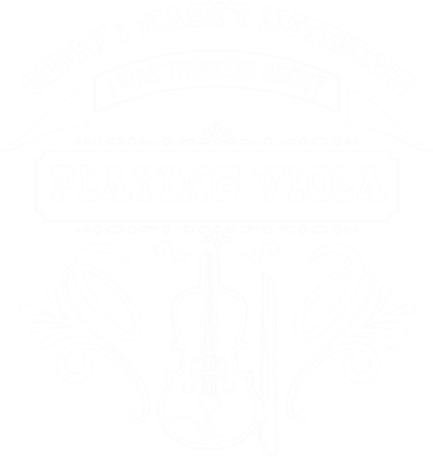 Thinking About Playing Viola Orchestra Music Notes Cute Gift Tote Bag
