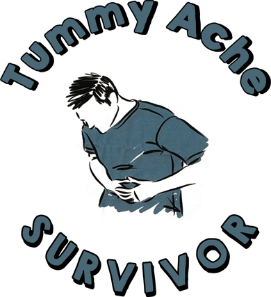 Tummy Ache Survivor Funny Tummy Ache Joke Kids Hoodie