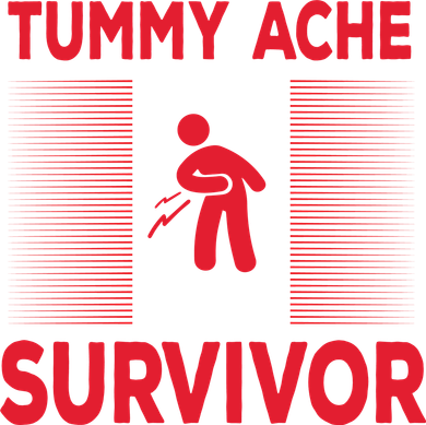 Tummy Ache Survivor Hilarious Tummy AcheTummy Ache Kids Hoodie