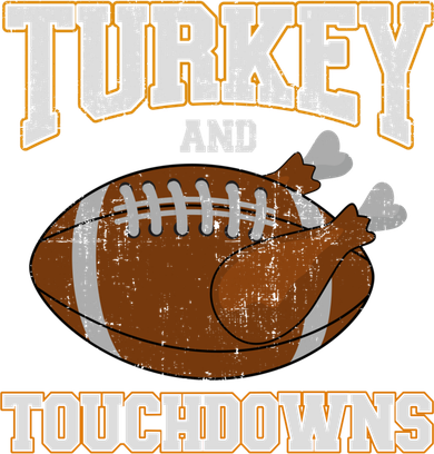 Turkey And Touchdowns For Thanksgiving Football Dinner Gift Backpack