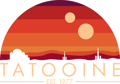 Tatooine Retro Sunset Logo EST 1977 Bucket Hat