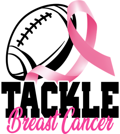 Tackle Breast Cancer Ribbon Football Kids T-Shirt
