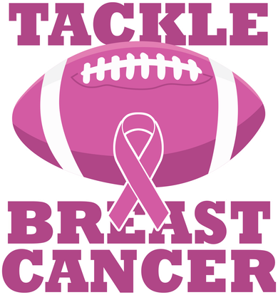 Tackle Breast Cancer Awareness Football Kids T-Shirt