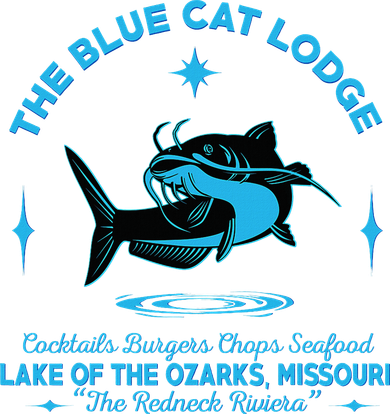 The Blue Cat Lodge Lake Of The Ozarks Missouri Classic Fish Doddie Hoodie