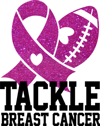 Tackle Breast Cancer Football Ribbon Kids T-Shirt