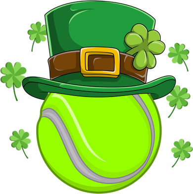 Tennis Ball St Patricks Day Ball Leprechaun Gift Toddler Long Sleeve