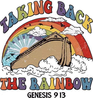 Taking Back The Rainbow Christian Jesus Rainbow Ship Coaster
