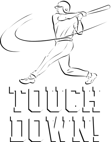 Touchdown Baseball Home-run  Baby Bodysuit