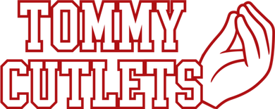 Tommy Cutlets Football Quarterback Ny Italian Hand Gesture Button