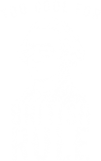 Too Cool For British Rule Usa Funny Button