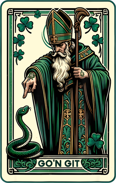Tarot Card Funny St Patricks Day Gon Git St Patrick Women's Tank Top