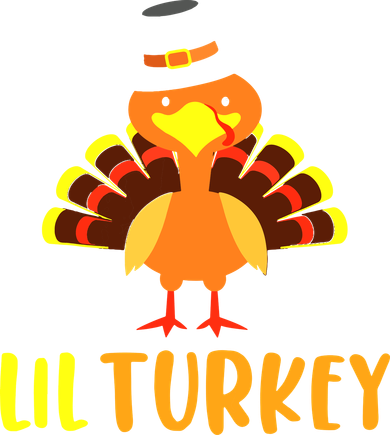 Thanksgiving Cute Lil Turkey Toddler Boys Thanksgiving Ornament