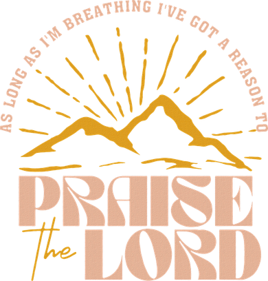 Trendy Christian Praise The Lord Bible Verse Design Magnet