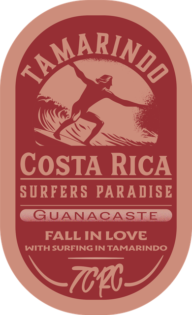 Tamarindo Costa Rica Surf Vintage Label Kids T-Shirt
