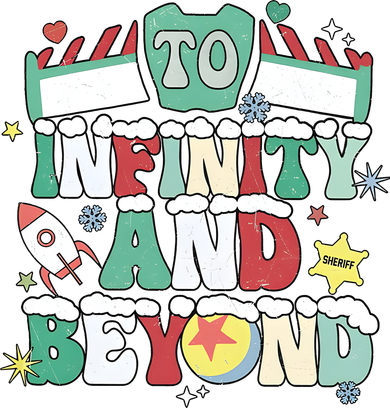 Toy Christmas To Infinity And Beyond Toddler Hoodie