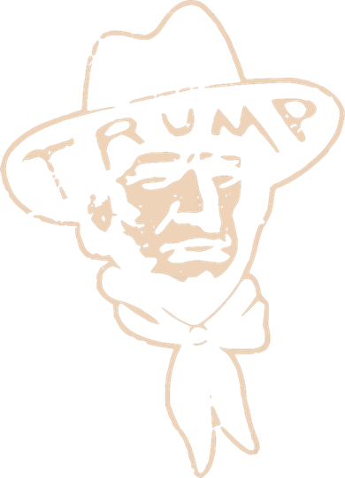 Trump Cowboy Western Donald Trump Women's Tank Top
