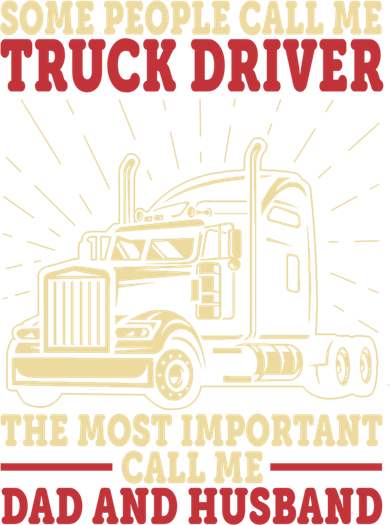 Trucker Dad And Husband People Call Me Truck Driver Big Rig Gift Ornament