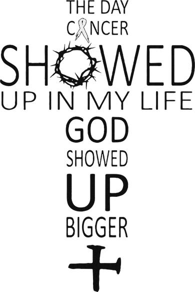 The Day Cancer Showed Up In My Life God Showed Up Bigger Santa Hat