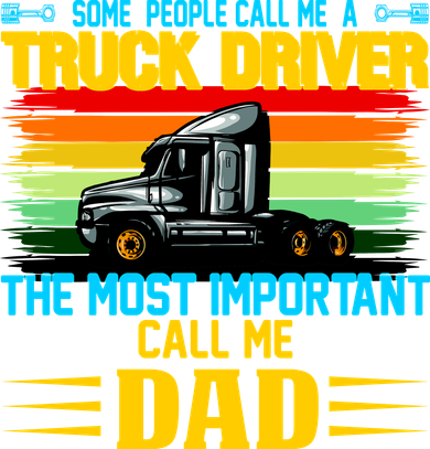 Truck Driver Dad Gift Baby Bodysuit